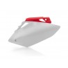 Plaques Latérales Honda CRF450 07-08 - Blanc/Rouge