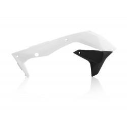 Ouies de radiateurs Kawasaki KXF450 16-18 - Blanc/Noir