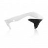 Ouies de radiateurs Kawasaki KXF450 16-18 - Blanc/Noir