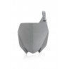 Plaque Avant Yamaha 125/250 YZ 22-23 + YZF450 18-22 + YZF250 19-23 - Gris