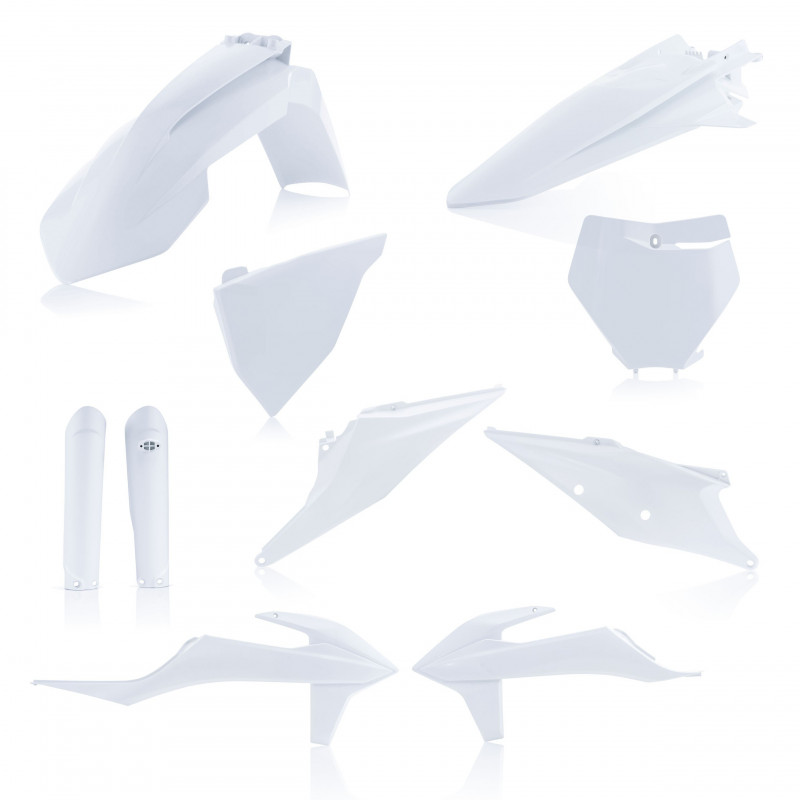 Full Kit Plastique KTM SX/SXF 19-22 - Blanc Pure
