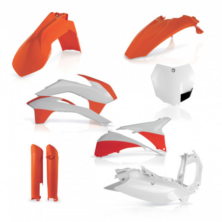FULL PLASTIC KIT KTM SX/SXF 13-14 - ORANGE 014