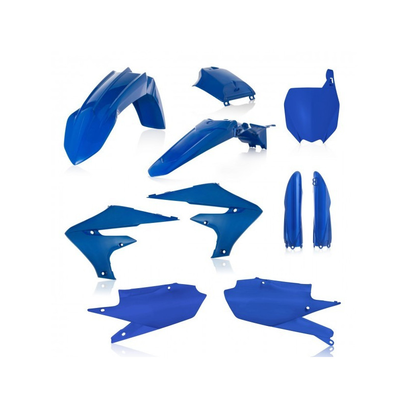 Full Kit Plastique Yamaha YZF250 19-23 + YZF450 18-22 - 7 PIECES - Bleu