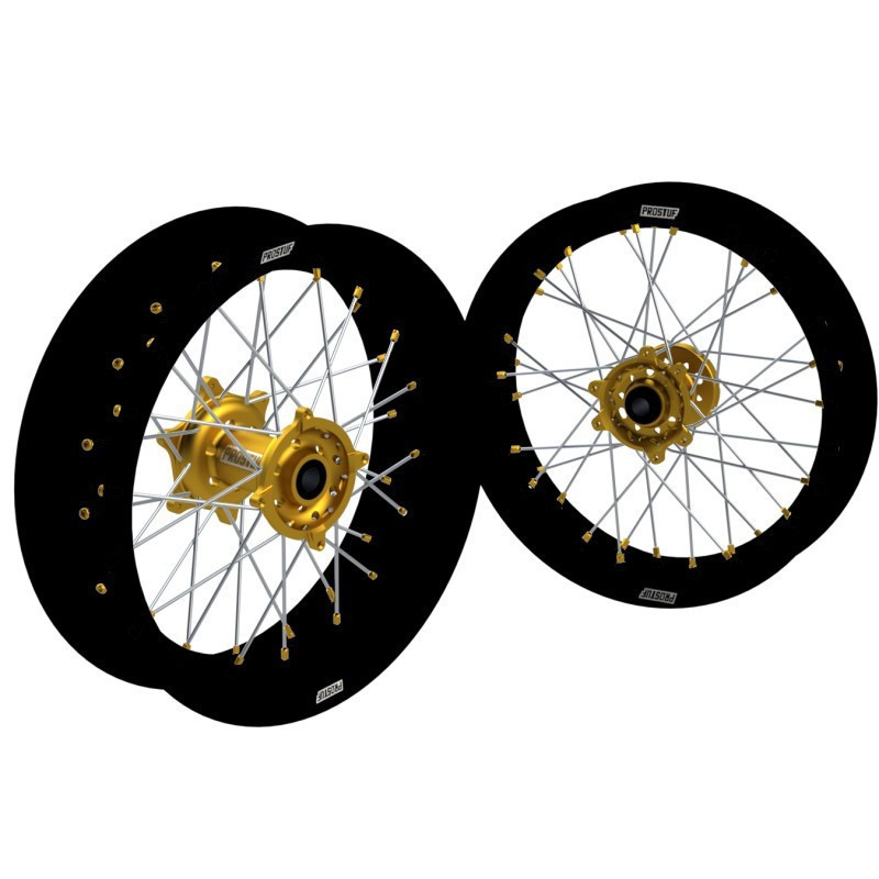 Paire de roues Supermoto - Suzuki DR650SE 96-18 - Personnalisable Paire de roues Supermoto - Suzuki DR650SE 96-18 - Personnalisable