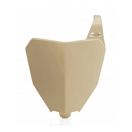 FRONT NUMBER PLATE HONDA CRF450 19-20 + CRF250 19-21 - SAND