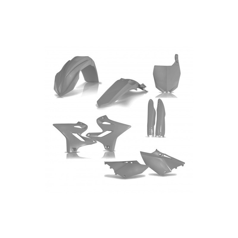Full kit plastique Yamaha YZ 125/250 15-21 + WR 125/250 2T 15-21 - Gris