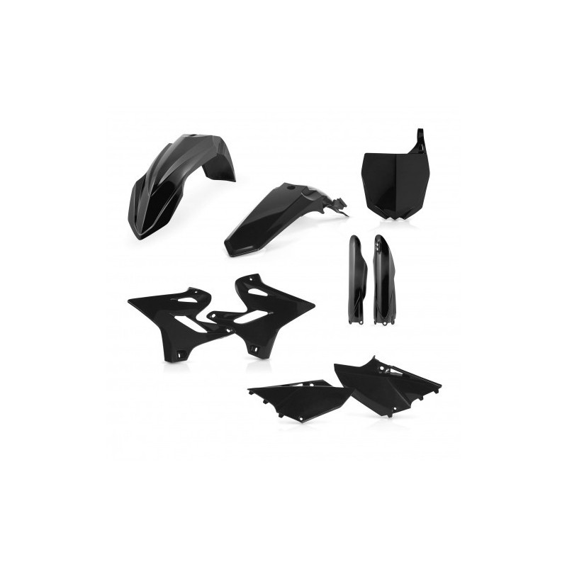 Full kit plastique Yamaha YZ 125/250 15-21 + WR 125/250 2T 15-21 - Noir