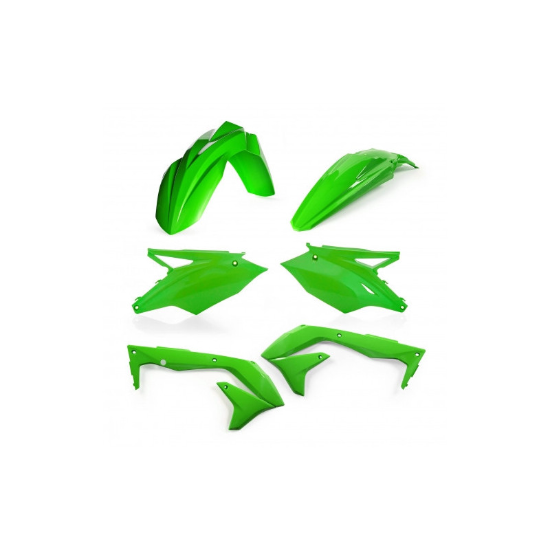 Kit Plastique Kawasaki KXF 450 USA 16-17 - Vert