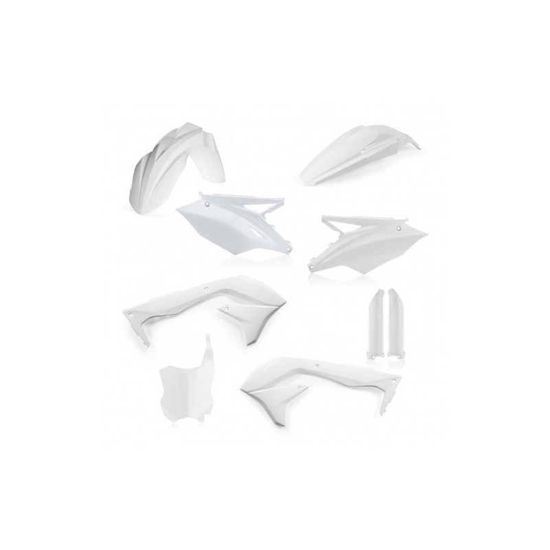 Full kit plastique Kawasaki KXF 450 USA 2017 - Blanc