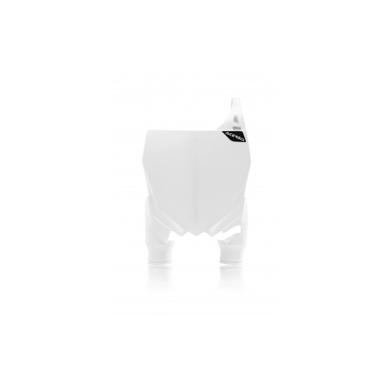 Plaque Avant RAPTOR Yamaha YZF250 14/18 + 450 14/17 + YZ 14-21 - Blanc