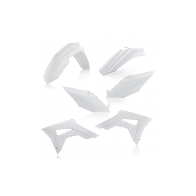 PLASTIC KIT HONDA CRF250 18-21 + CRF450 17-20 - WHITE