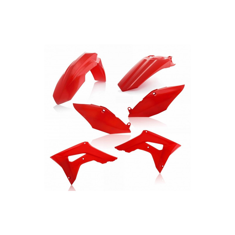 Kit Plastique Honda CRF 250 R 18-21 + 450 R 17-20 - Rouge