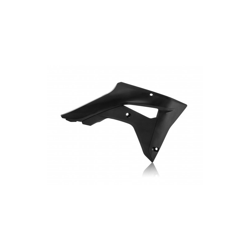 RADIATOR SCOOPS HONDA CRF 250-300 RX 19-23 + CRF 450 X/L/RX 19-20 - BLACK