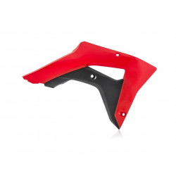 Ouies de radiateurs Honda CRF 250-300 RX 19-23 + CRF 450 X/L/RX 19-20 - Rouge/Noir