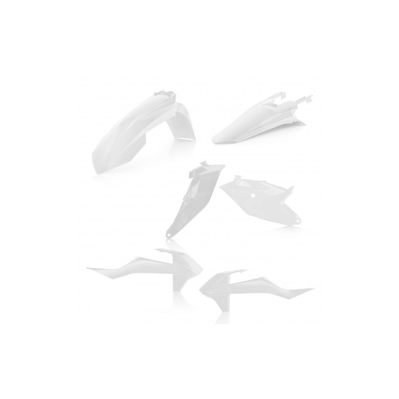 Kit Plastique KTM SX 85 19-23 + GasGas MC 85 21-23 - Blanc