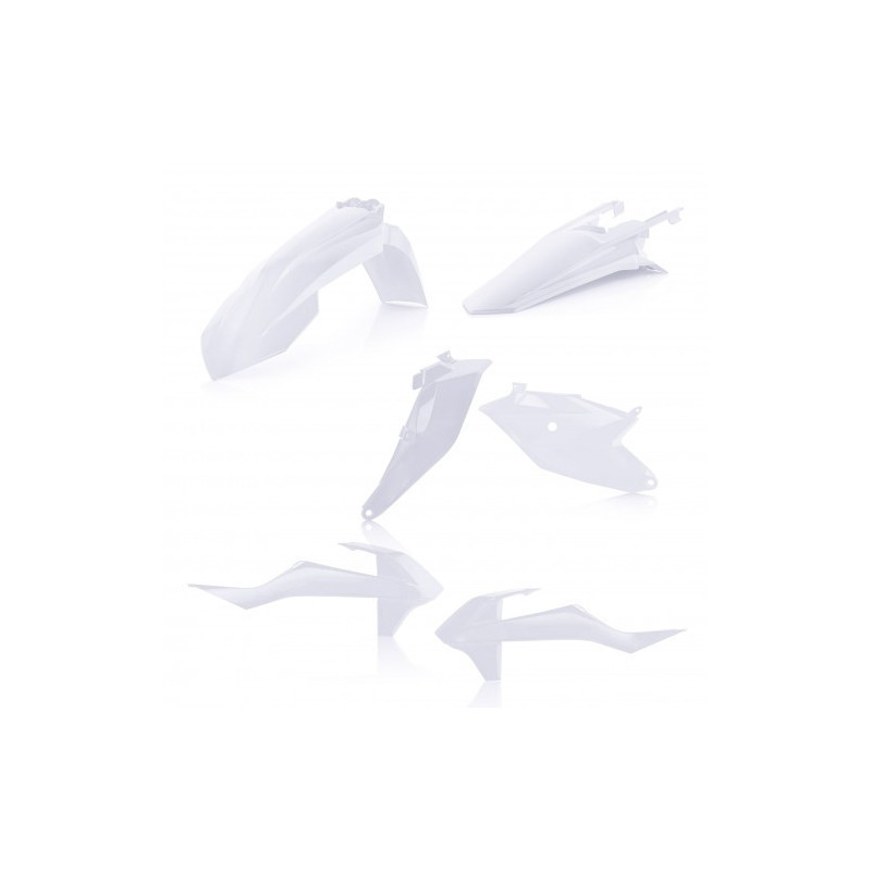 PLASTIC KIT KTM SX 85 19-23 + GASGAS MC 85 21-23 - PURE WHITE