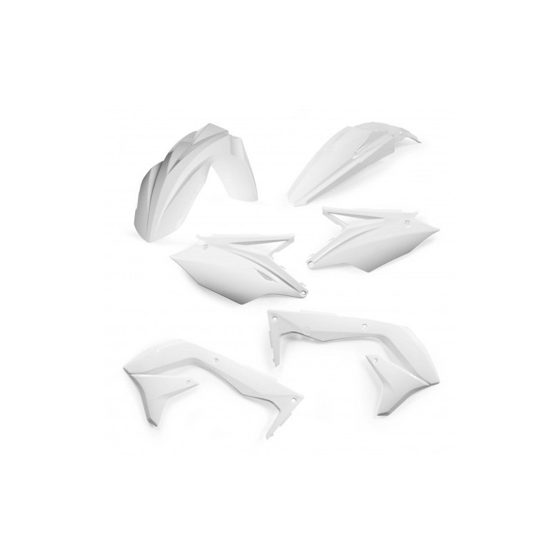Kit Plastique Kawasaki KX 450 F 2018 - Blanc