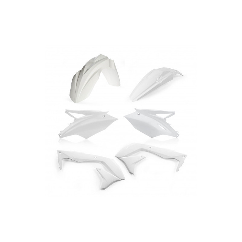 Kit Plastique Kawasaki KXF 450 USA 2018 - Blanc