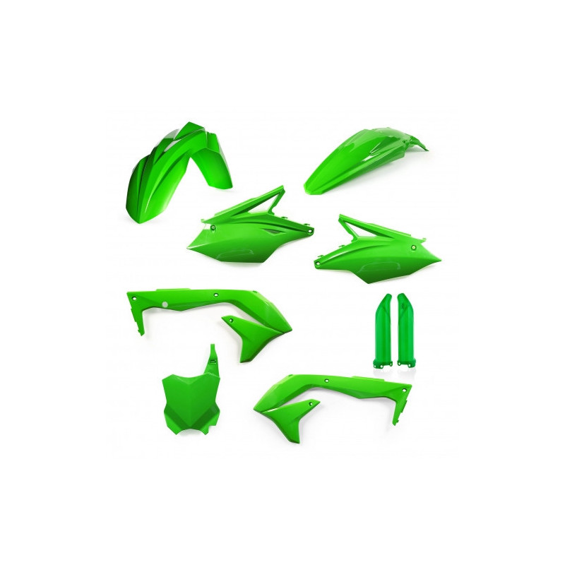Full kit plastique Kawasaki KXF 450 USA 2018 - Vert