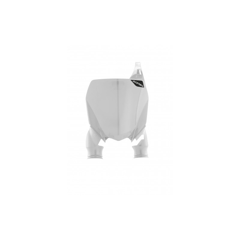 Plaque Avant RAPTOR Yamaha 125/250 YZ 22-23 + YZF450 18-22 + YZF250 19-23 - Blanc