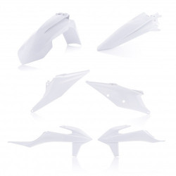PLASTIC KIT KTM EXC + EXCF + XC-W 20-23 + XCF-W 500 20-23 - PURE WHITE