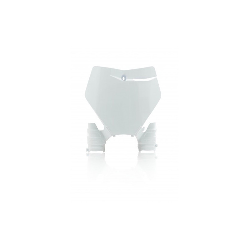 RAPTOR FRONT NUMBER PLATE KTM SX/SXF 19-22 - WHITE
