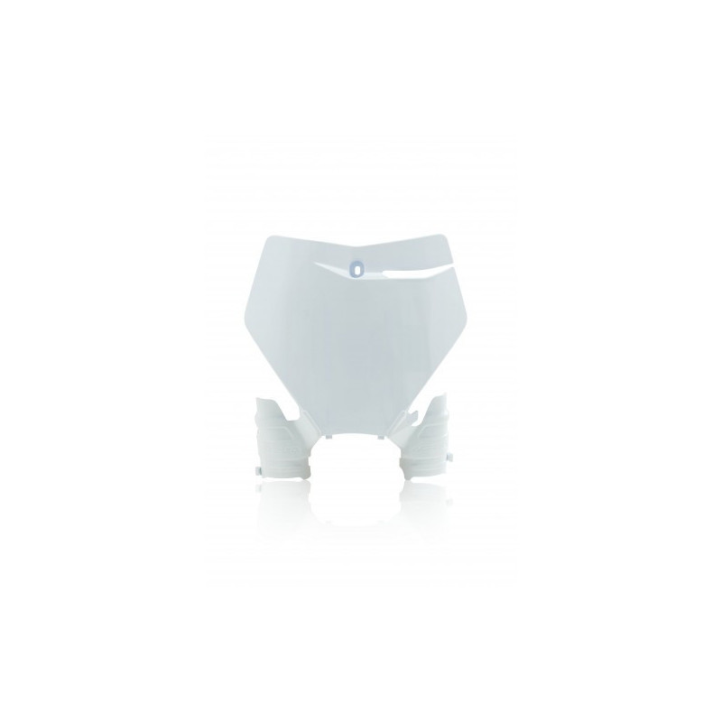 RAPTOR FRONT NUMBER PLATE KTM SX/SXF 19-22 - PURE WHITE
