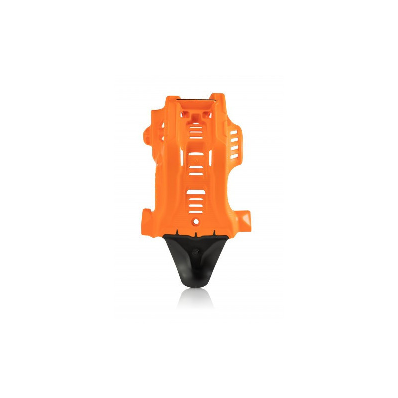 SKID PLATE KTM SXF/XCF 19-22 + HVA FC 250-350 19-22 + FX 350 20-22 - ORANGE/BLACK