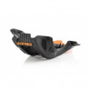 SKID PLATE KTM SXF/XCF 19-22 + HVA FC 250-350 19-22 + FX 350 20-22 - BLACK/ORANGE