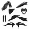 Full kit plastique KTM EXC + EXCF + XC-W + XCF-W 20-23 - Noir