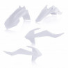 Kit Plastique KTM 65 SX 16-23 + GasGas 65 MC 21-23 - Blanc Pure
