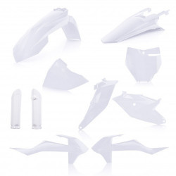 Full Kit Plastique KTM 85 SX 18-23 + GasGas 85 MC 21-23 - Blanc Pure