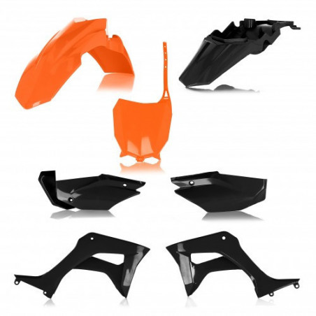 Full Kit Plastique Honda CRF110 19-23 - Orange/Noir