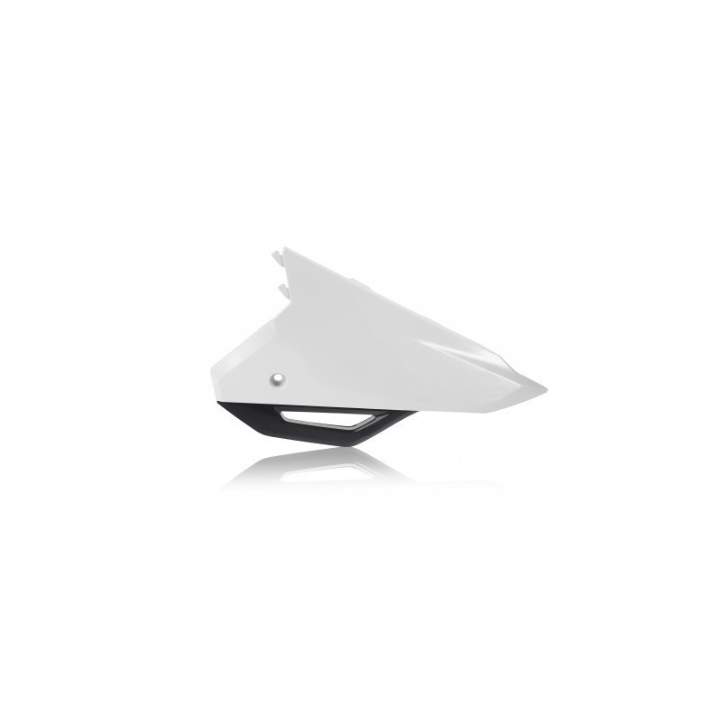Plaques Latérales supérieures + inférieures Honda CRF450 21-23 + CRF250 22-23 - Blanc/Noir