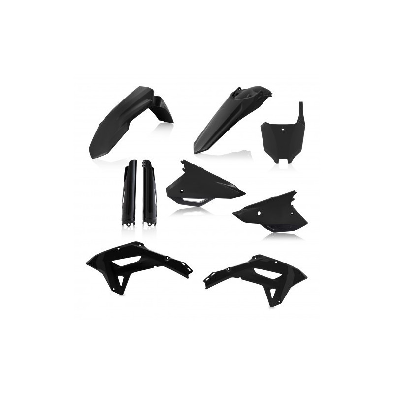 FULL PLASTIC KIT HONDA CRF 250/300 RX 22-23 + CRF 450 RX 21-23 - BLACK