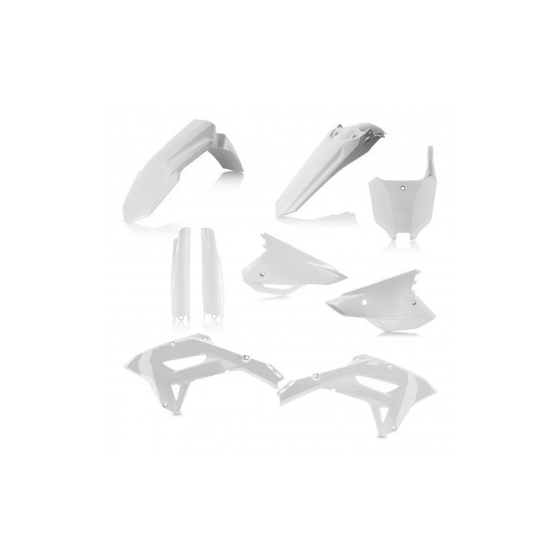 Full Kit Plastique Honda CRF 250/300 RX 22-23 + CRF 450 RX 21-23 - Blanc