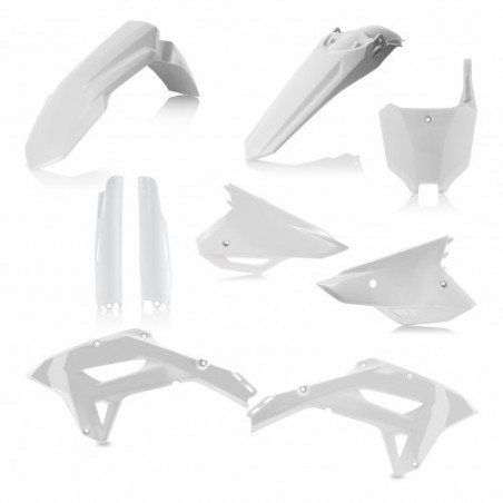 FULL PLASTIC KIT HONDA CRF 250/300 RX 22-23 + CRF 450 RX 21-23 - WHITE