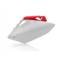 Plaques Latérales Honda CRF450 07-08 - Blanc/Rouge