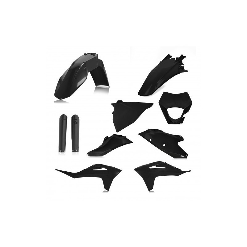 Full Kit Plastique GasGas EC250/300 21-23 + ECF250/350 21-23 - Noir