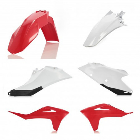 Kit Plastique GasGas EX300 21-23 + EXF250/350/450 + MC125 + MCF250/450 21-23 - Rouge/Blanc
