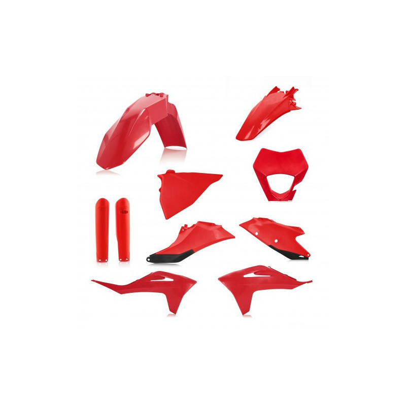 Full Kit Plastique GasGas EC250/300 21-23 + ECF250/350 21-23 - Rouge