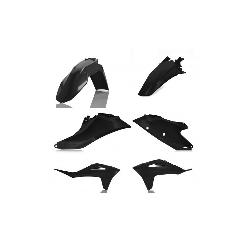 Kit Plastique GasGas EX300 21-23 + EXF250/350/450 + MC125 + MCF250/450 21-23 - Noir