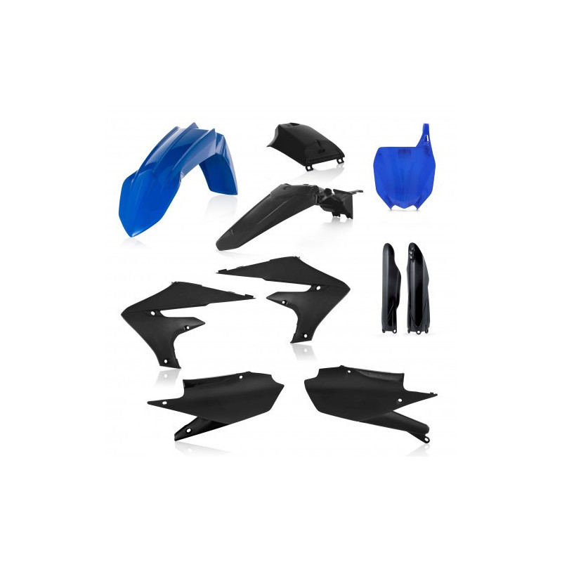 Full kit plastique Yamaha YZF250 19-23 + YZF450 18-22 - 7 PIECES - Noir/Bleu