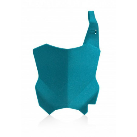 Plaque Avant Kawasaki KXF250 17-20 + KXF450 16-20 - Turquoise Métallique