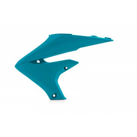 Ouies de radiateurs Yamaha YZF450 18-22 + YZF250 19-23 + WRF450 19-23 + WRF250 20-23 - Turquoise Métallique