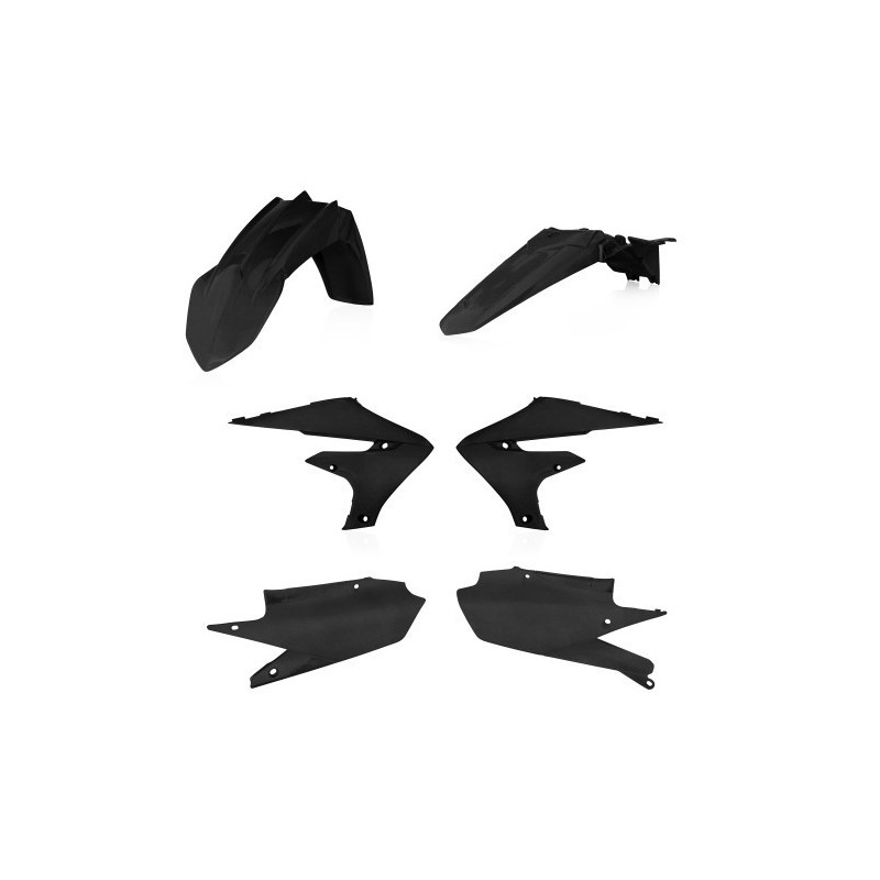 Kit Plastique Yamaha YZ 250 F/450 F 19-23 + WRF 450 19-23 + WRF 250 20-23 - Noir Métallique