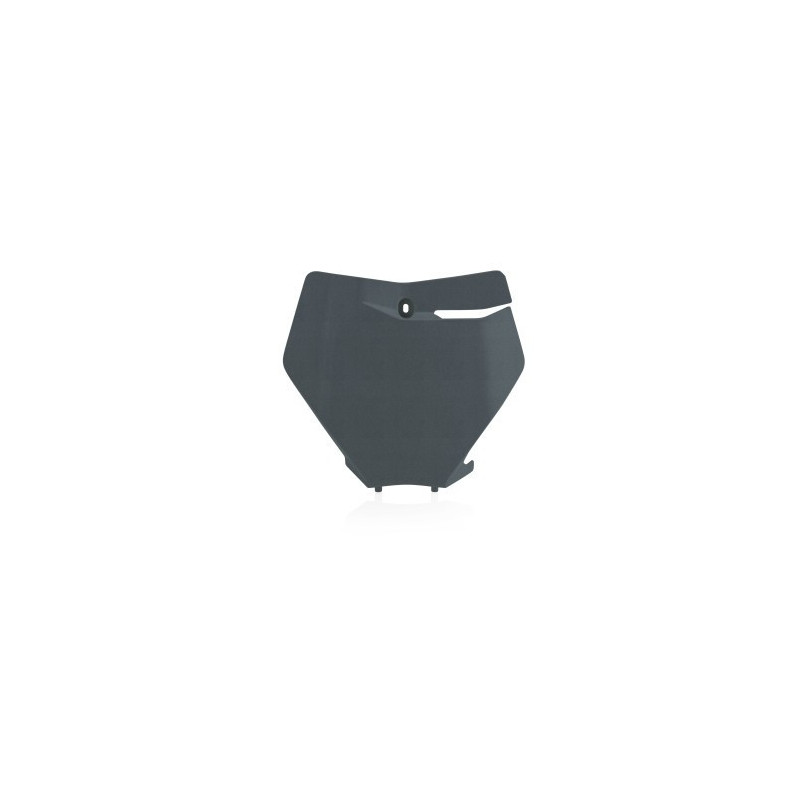FRONT NUMBER PLATE KTM SX/SXF 19-22 - METALLIC GRAY