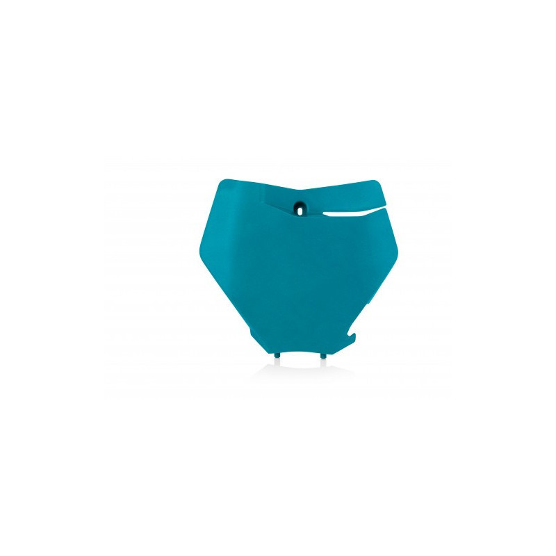FRONT NUMBER PLATE KTM SX/SXF 19-22 - METALLIC TURQUOISE