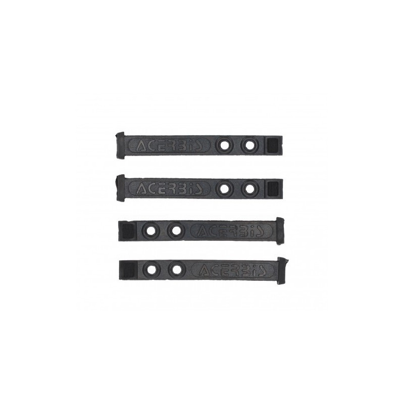 ELASTIC KIT (X4) FOR HEADLIGHT ELBA - BLACK