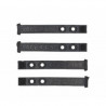 ELASTIC KIT (X4) FOR HEADLIGHT ELBA - BLACK